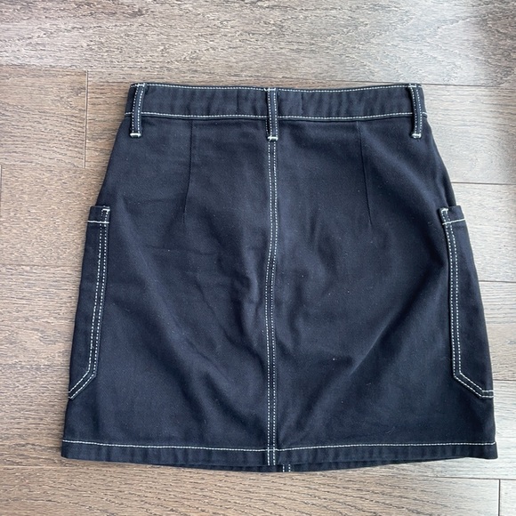 Stradivarius black jean mini skirt - Picture 5 of 6